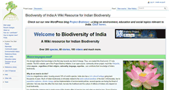 Desktop Screenshot of biodiversityofindia.org