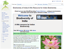 Tablet Screenshot of biodiversityofindia.org